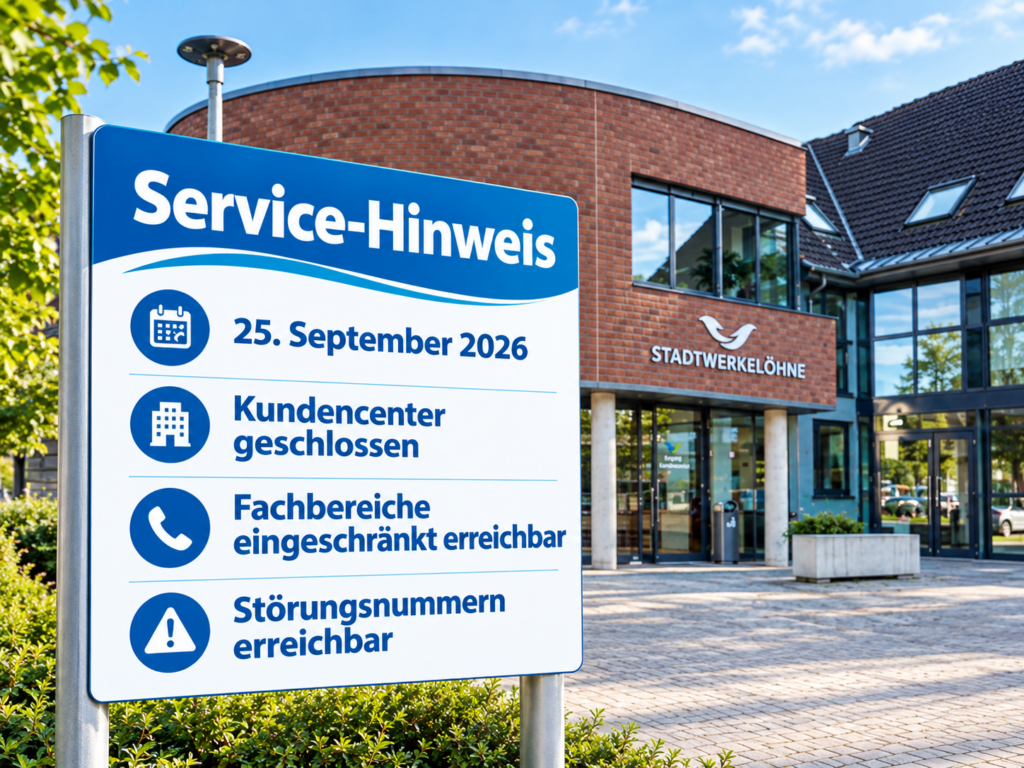Gebäude mit HInweisschild