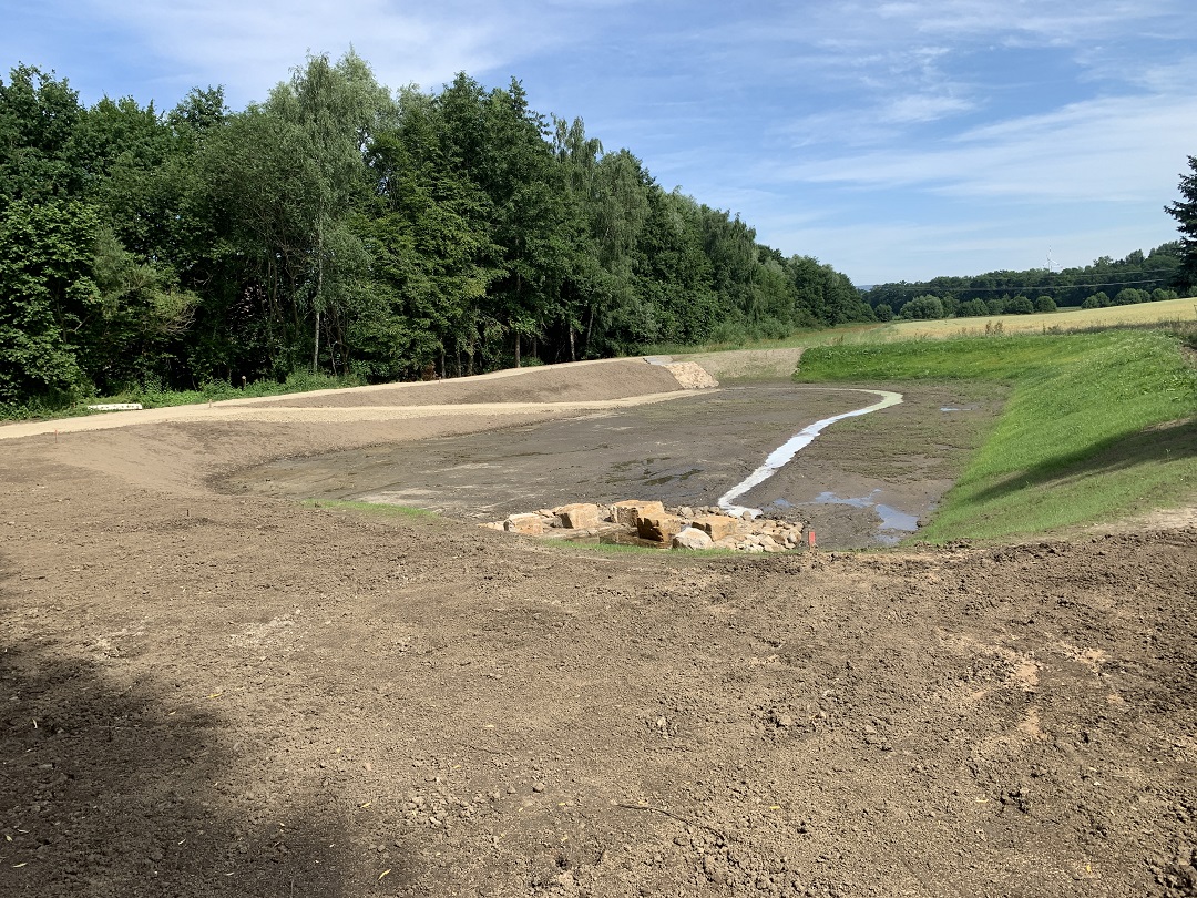 Regenrückehaltebecken im Horstweg fertiggestellt